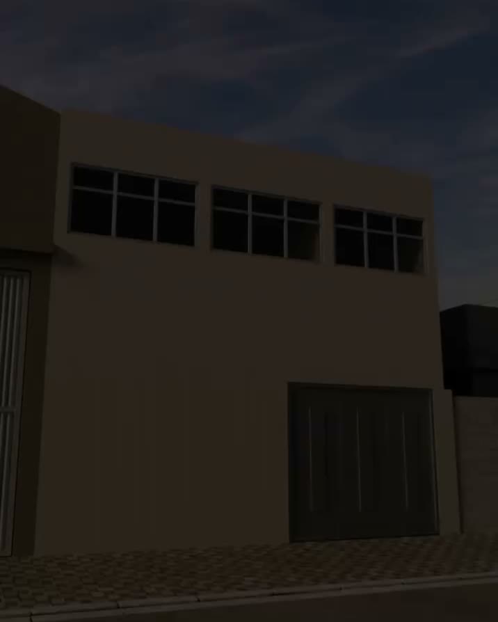 Bare concrete building before works
